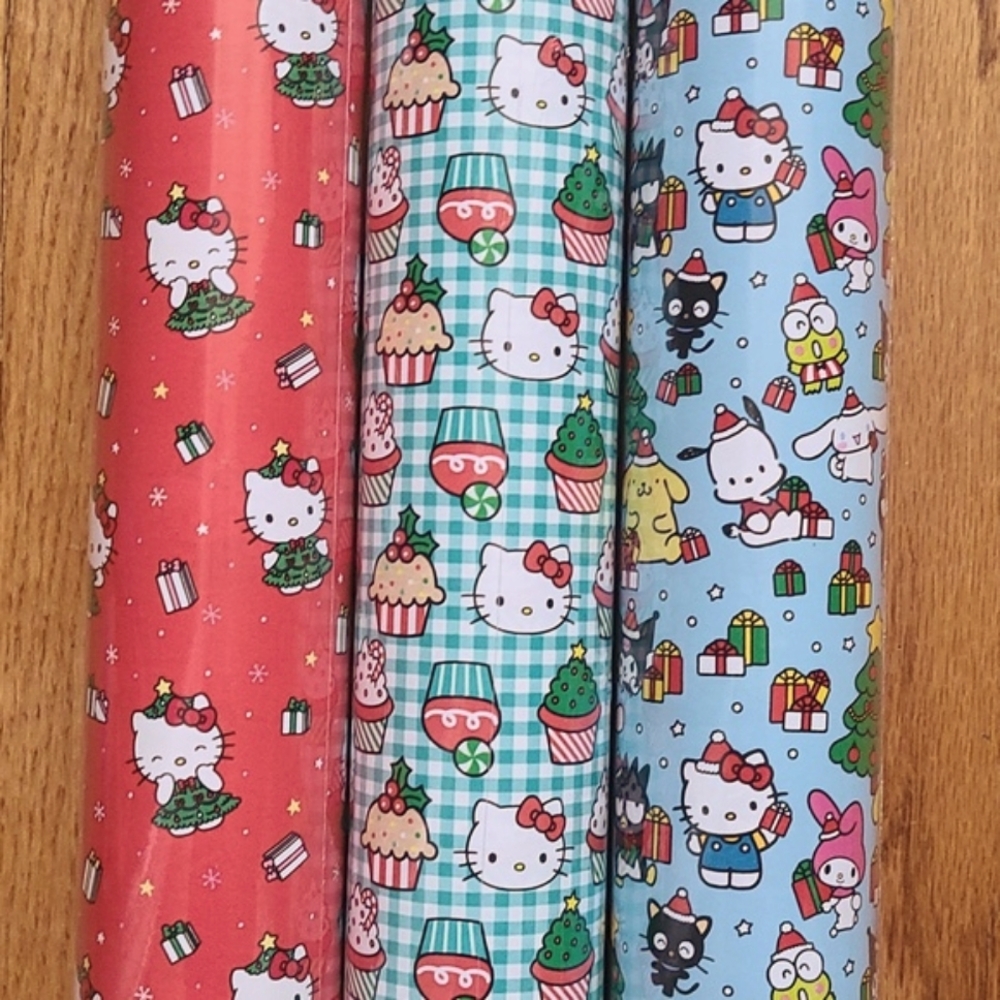 Hello Kitty Christmas Gift Wrap Wrapping Paper 🎄